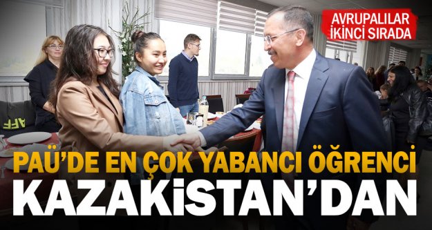 Pamukkale'deki yabancı öğrencilerin çoğunluğu Kazakistan'dan