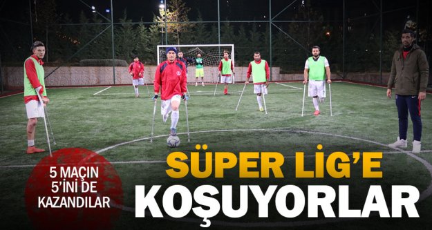 Denizli'nin ampute futbol takımı Süper Lig yolunda