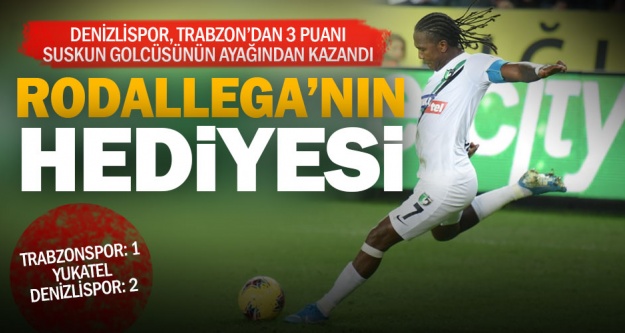 Denizlispor, Trabzon'dan 3 puanla dönüyor