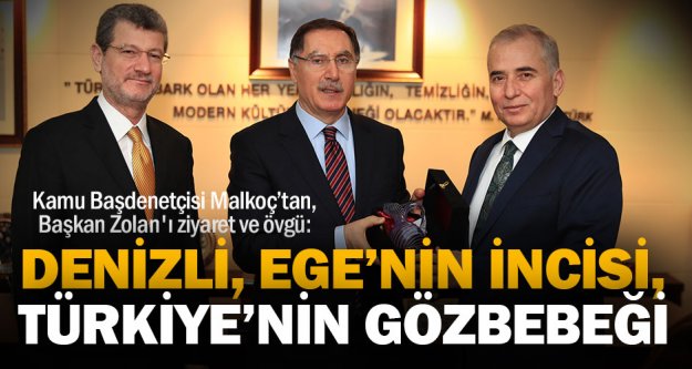 Kamu Başdenetçisi Malkoç, Başkan Zolan'ı ziyaret etti