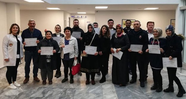 Sarayköy'de 37 kişi ilkyardım kursu aldı