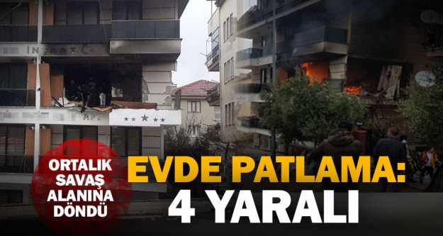 Zeytinköy'de patlama: 4 yaralı
