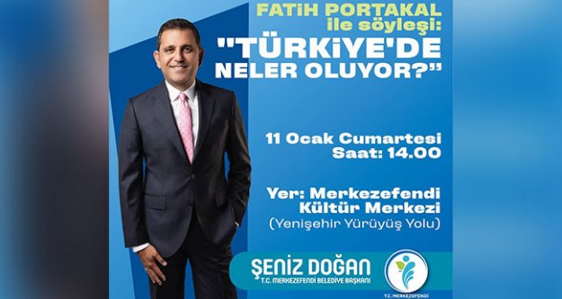 Fatih Portakal MKM'de konuşacak
