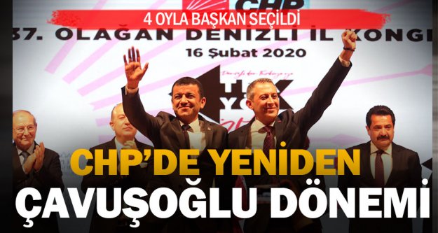 CHP kongresinde başkan değişti: Çavuşoğlu 4 oy farkla seçildi
