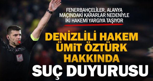 Fenerbahçeli hukukçular Alanya maçının iki hakemi hakkında suç duyurusunda bulunacak