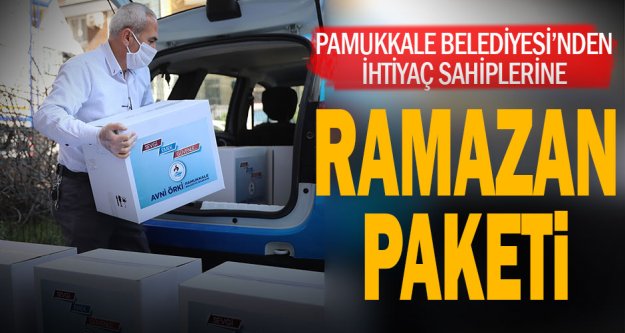 Pamukkale Belediyesi'nden Ramazan paketi