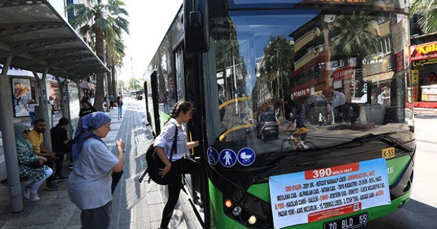 Büyükşehir otobüsleri KPSS'ye gireceklere ücretsiz