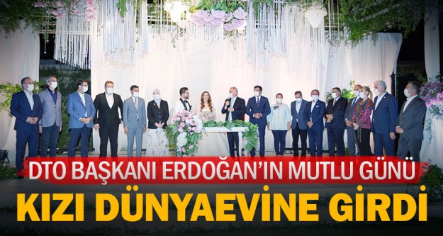 Dto Başkanı Erdoğan, Kızı Sahra'yı Evlendirdi
