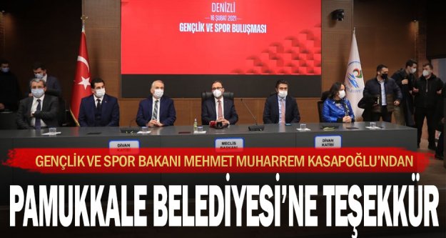 Başkan Örki Bakan'a Pamukkale'yi anlattı