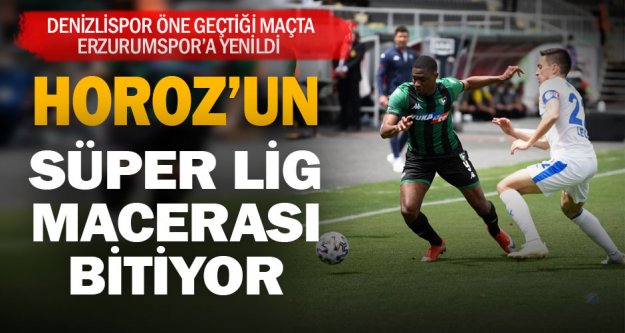 Denizlispor Süper Lig'de kalma şansını tüketiyor