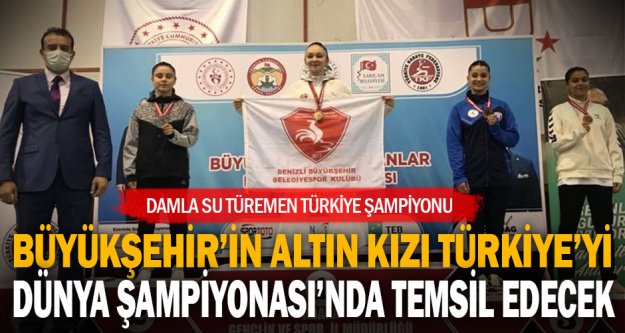 Büyükşehir'in altın kızı Türkiye'yi Dünya Şampiyonası'nda temsil edecek