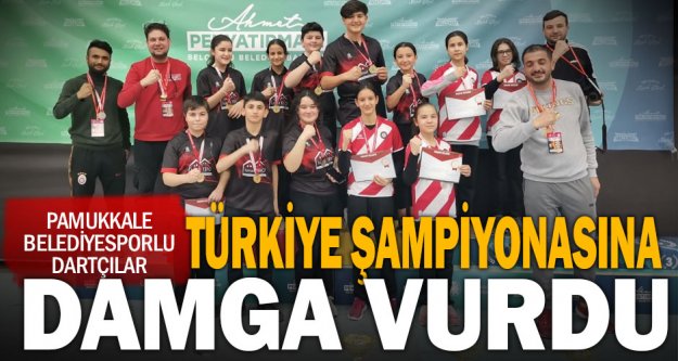 Pamukkale Belediyesporlu dartçılar Türkiye Şampiyonasına damga vurdu