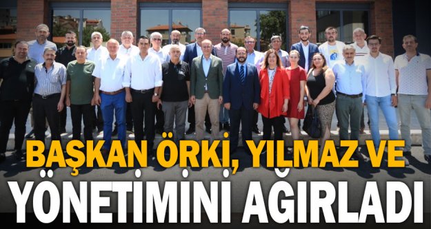 Başkan Örki, Yılmaz ve yönetimini ağırladı
