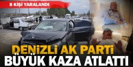 AK Partili Vekil Tin#039;in otomobili kaza yaptı: 8 yaralı