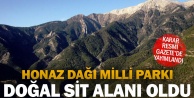 Honaz Dağı Milli Parkı Doğal Sit Alanı olarak tescillendi