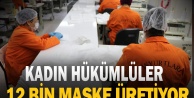 Bozkurt'ta kadın hükümlüler maske üretiyor