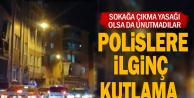 Denizli'de polislere sürpriz kutlama