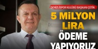 Denizlispor Kulübü Başkanı Çetin'den mali durum açıklaması: