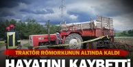Denizli'de traktör römorkunun altına kalan kişi öldü