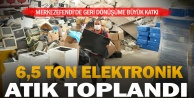 Merkezefendi'de 6,5 ton elektronik atık toplandı